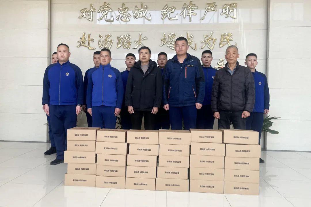 Bahar karşılama ve sıcaklık gönderme | Changshu Polyester Dongbang İtfaiyesini Tebrik ediyor